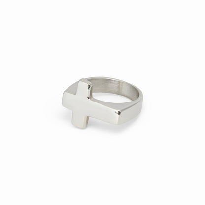 Cross Ring - Silver