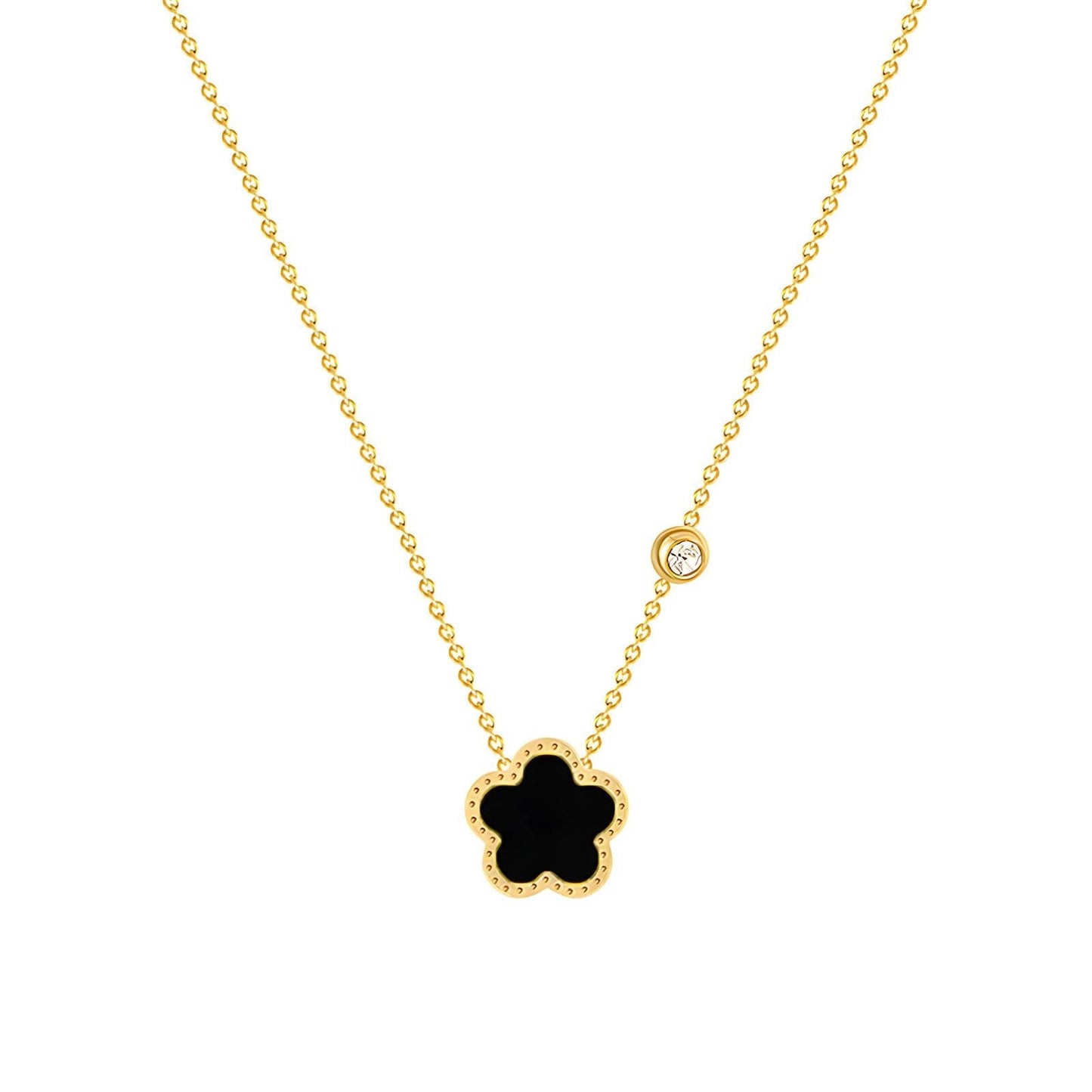 Black Blossom Pendant