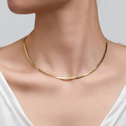 Gold Sleek Snake Chain