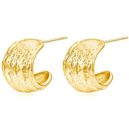 Brushed Moon Hoops
