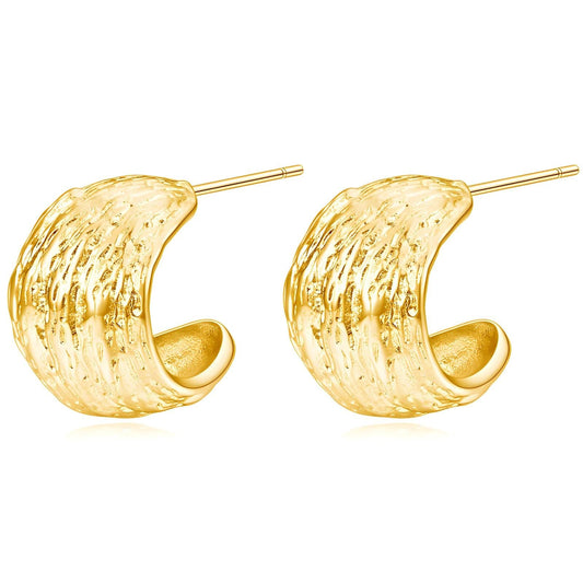Brushed Moon Hoops