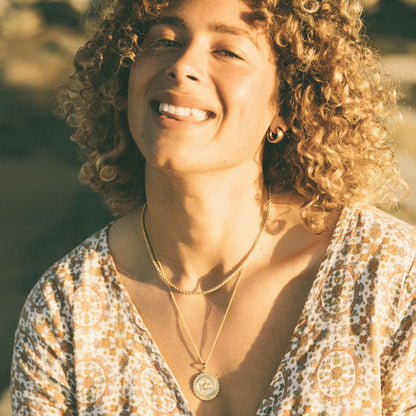 SUZANNE 'PROTECTION' NECKLACE PENDANT - GOLD