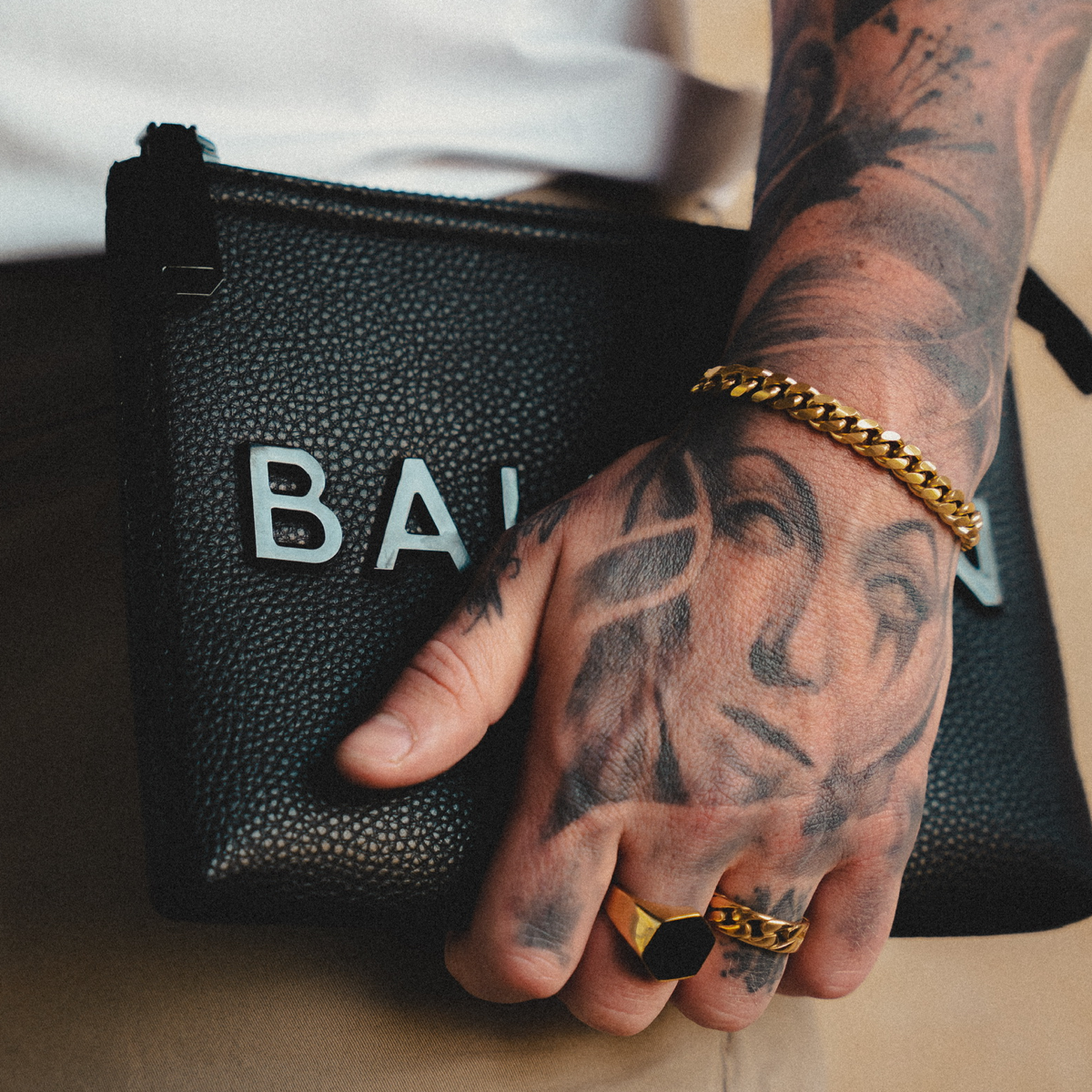 Curb Chain Bracelet - 18K Gold Plated