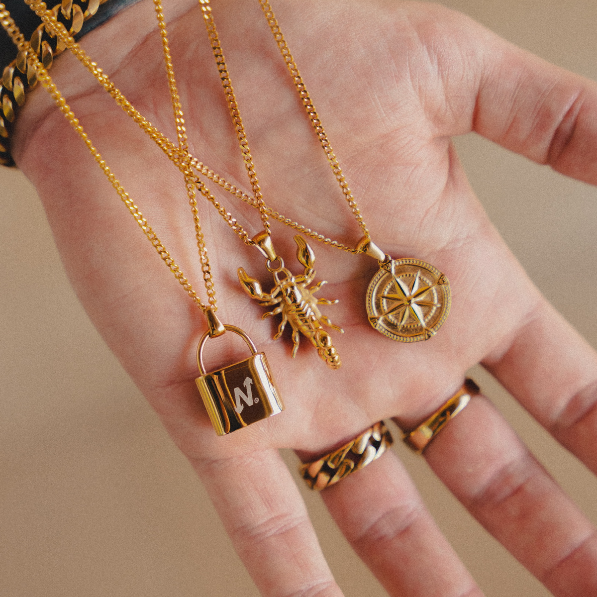 Scorpion Pendant Necklace - 18K Gold Plated