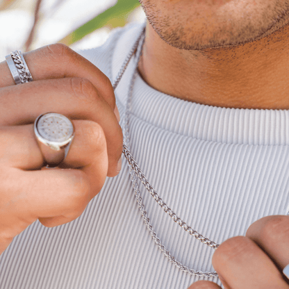 Wheat Chain Necklace - Silver