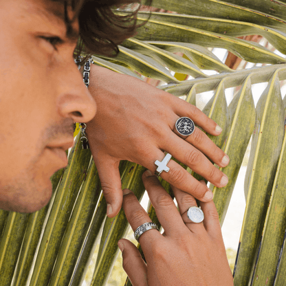 Cross Ring - Silver