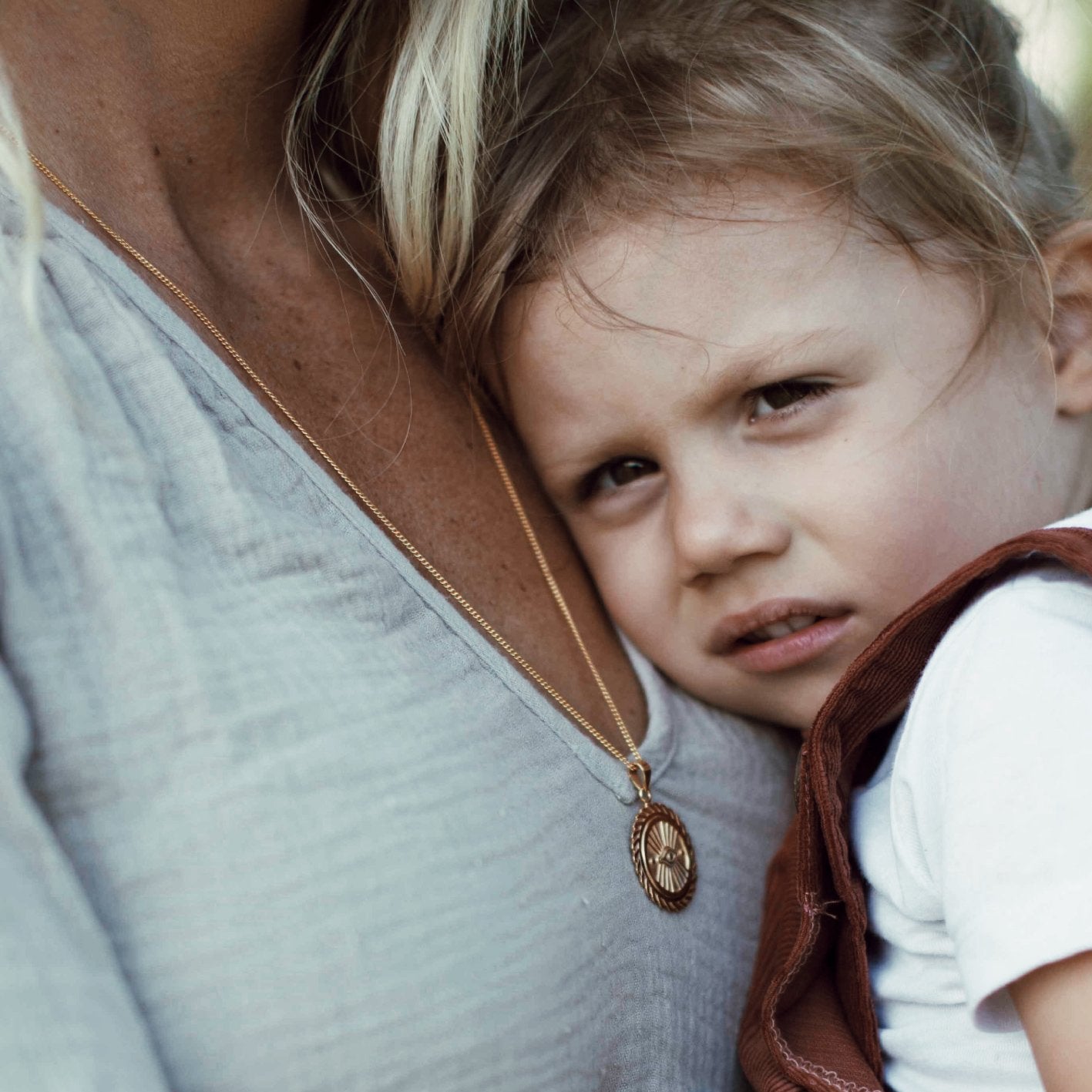 SUZANNE 'PROTECTION' NECKLACE PENDANT - SILVER