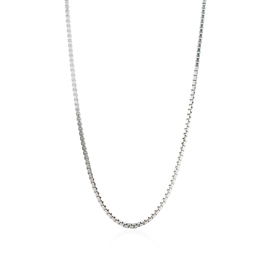 Bahama Box Chain Necklace - Silver