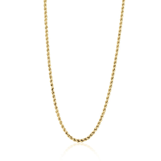 Rhode Island Twisted Rope Chain - Gold
