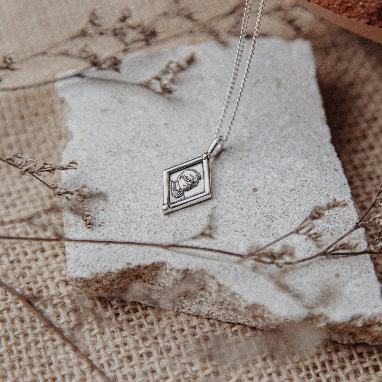 Ruth Bader Ginsberg Pendant for Equality Necklace - Silver