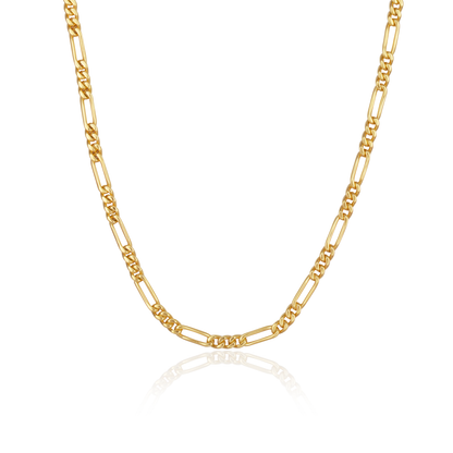 Minimalist Figari Chain Necklace - Gold