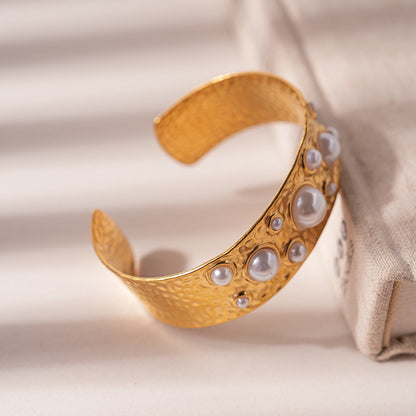 wrinkle pearl bracelet