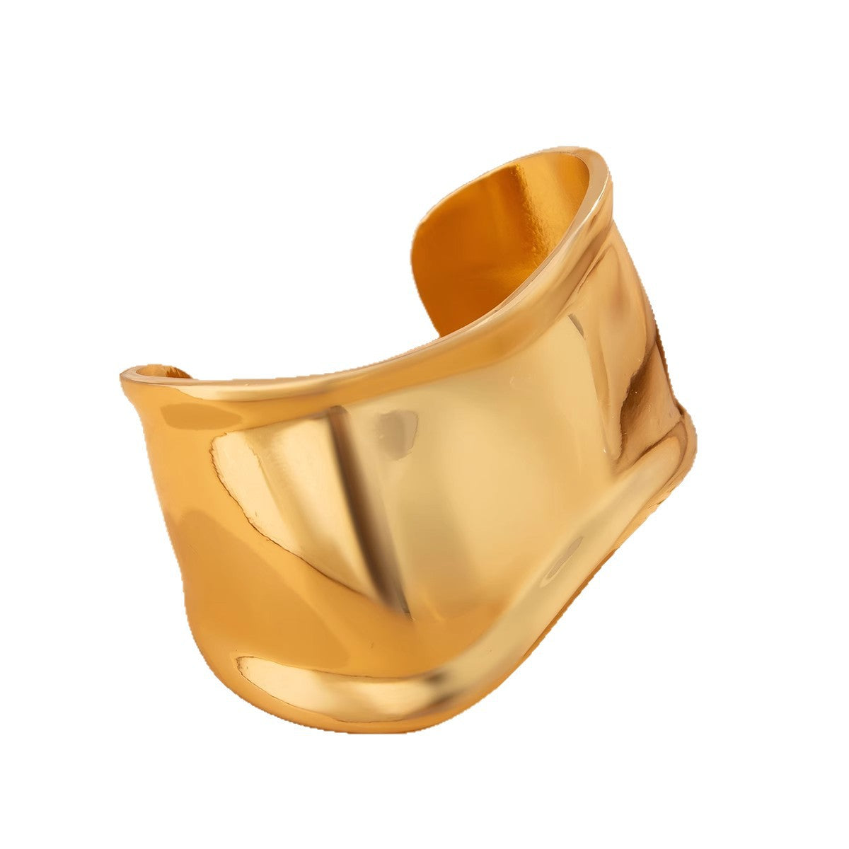 smooth wide-edge bracelet