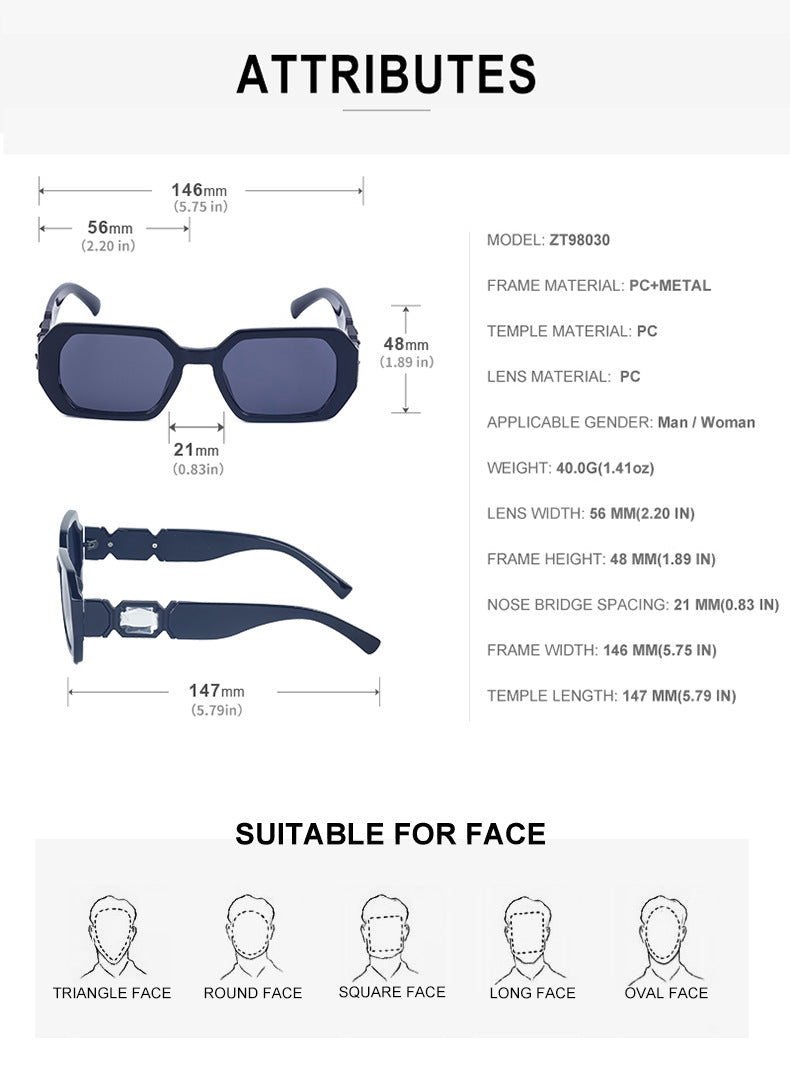 diamond studded sunglasses