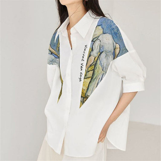 Van Gogh inspired shirt