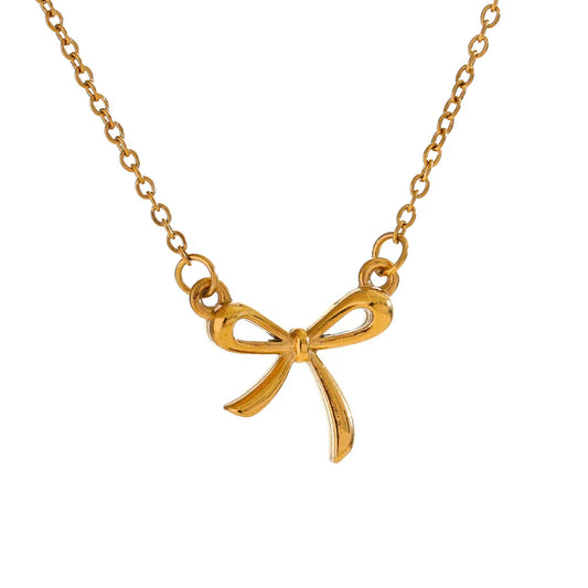 Bow Necklace