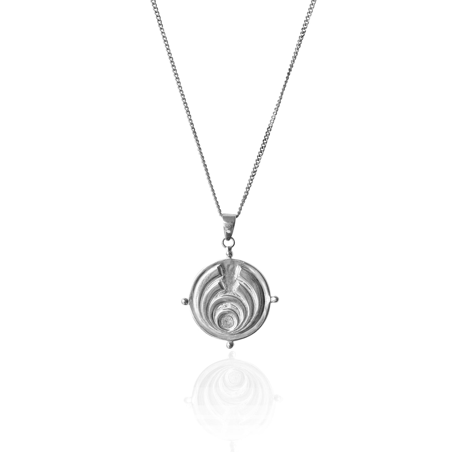SOJOURNER 'STRENGTH' NECKLACE PENDANT - SILVER