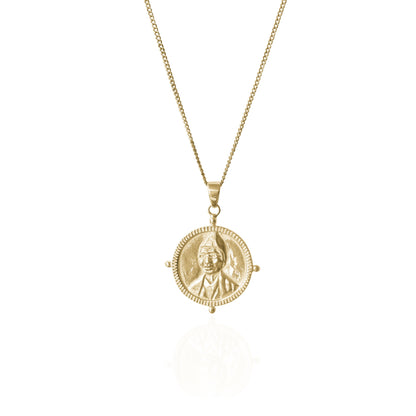 SOJOURNER 'STRENGTH' NECKLACE PENDANT - GOLD