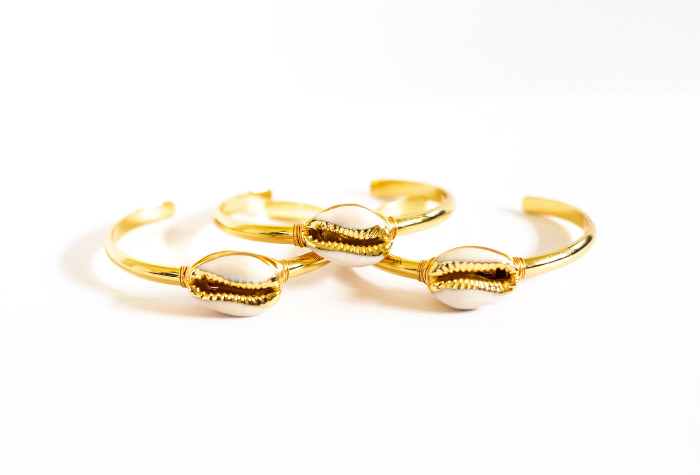 Cowrie shell bracelet