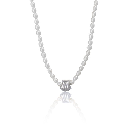 Pearly Whites Necklace - SILVER