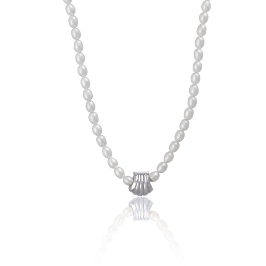 Pearly Whites Necklace - SILVER