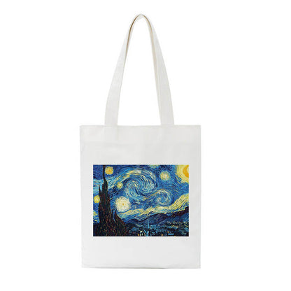 Van Gogh paintings bags