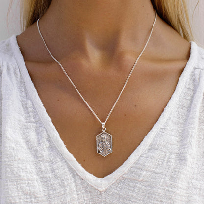 St Dwynwen - Patron Saint of Lovers - Silver