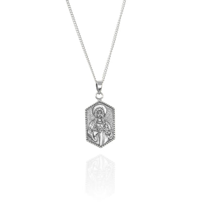 St Dwynwen - Patron Saint of Lovers - Silver