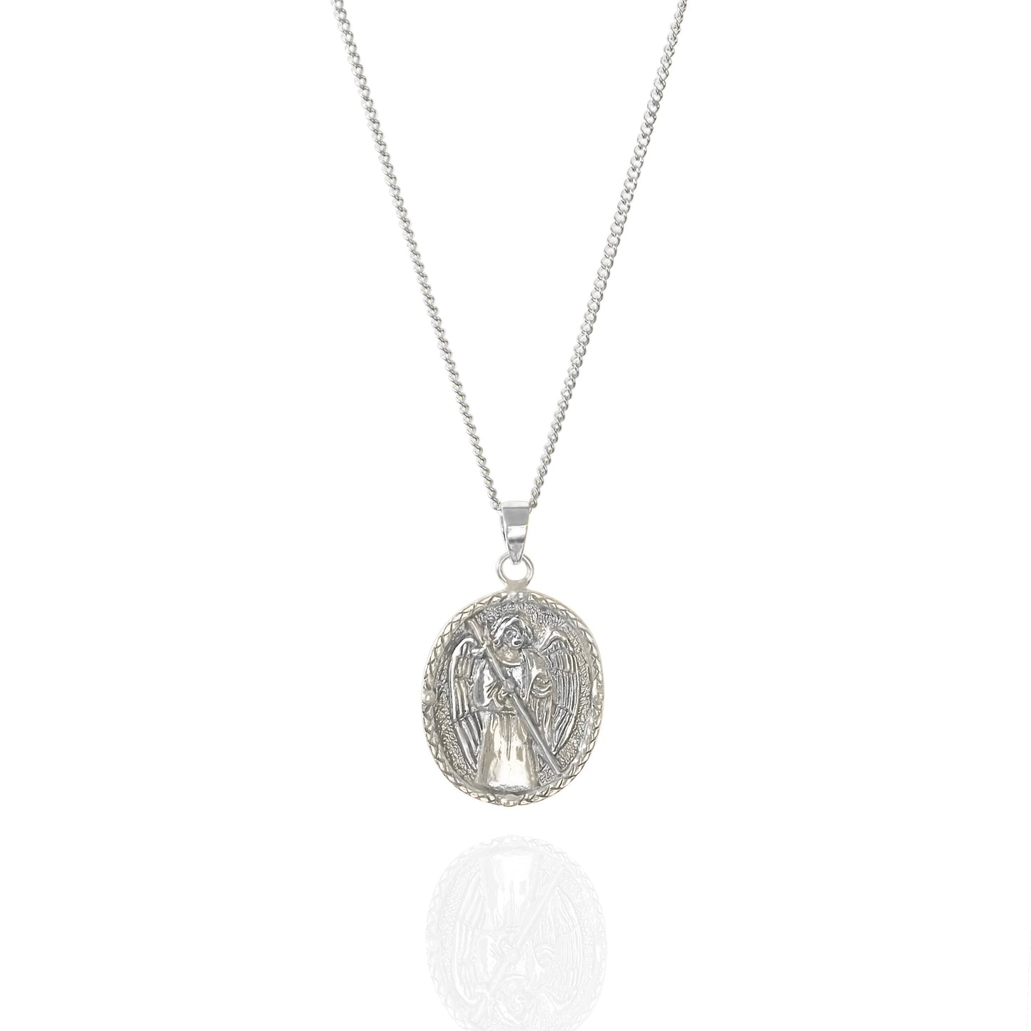 St Raphael - Patron Saint of Happy Meetings, Doctors & Nurses - Silver