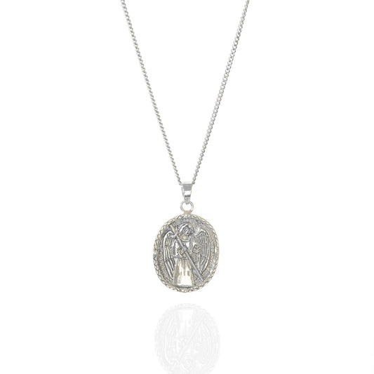St Raphael - Patron Saint of Happy Meetings, Doctors & Nurses - Silver
